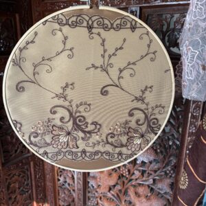 Bronze 10” hoop ornament